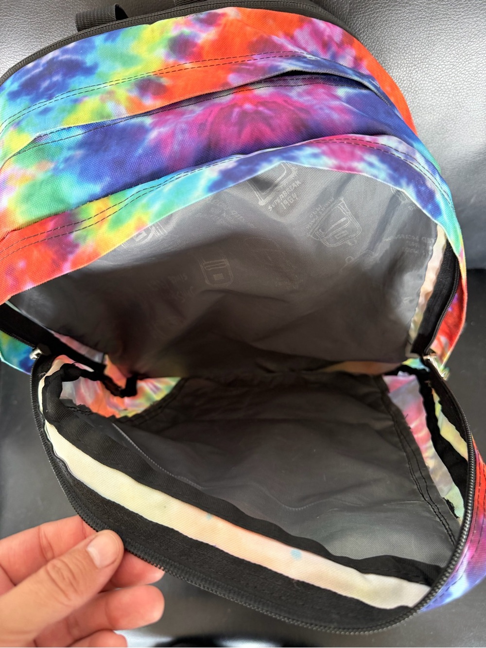 JanSport Tie-Dye Pattern Backpack - Picture 10 of 11